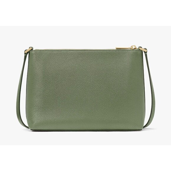 New Kate Spade Leila Crossbody Pebble Leather Romaine - Picture 4 of 5